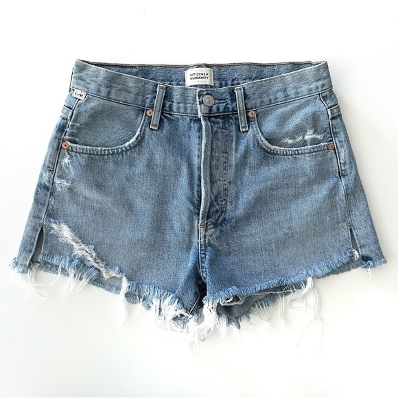 Citizens Of Humanity | Annabelle Shorts Desert Wind Light Wash Size 24 - Picture 7 of 14